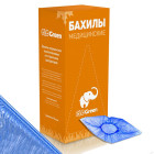 Бахилы  Экстра (с 2-ой резинкой) двойные синие в евроблоке (3,9 г/пара)